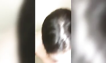 Shy BBW Brunette Offers Blowjob and Drinks Piss in the Shower