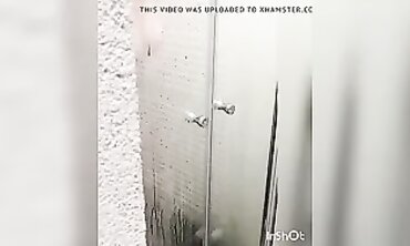 Wife Catches Husband Masturbating in the Shower