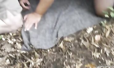 Marion Gets Gangbanged by 15 Strangers in the Park