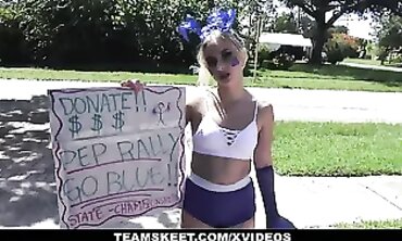 POV Cheerleader Aria Banks Takes It All the Way to a Screaming Climax