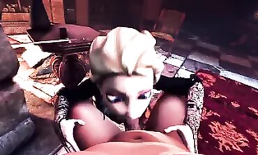 Fantasy Queen Elsa in 3D Anal Roleplay