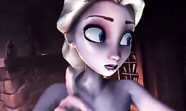 Fantasy Queen Elsa in 3D Anal Roleplay