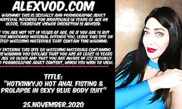 Hotkinkyjo Gets Deep Anal Fisting