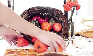 Jade Kush Loves Creampies on Thanksgiving