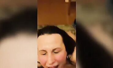 POV Amateur MILF Gets a Facial Cumshot