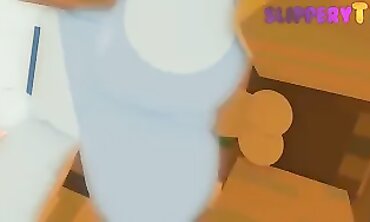 Allie X Metal Golem: Barely Legal Minecraft Cartoon