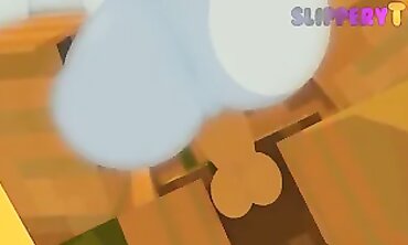 Allie X Metal Golem: Barely Legal Minecraft Cartoon