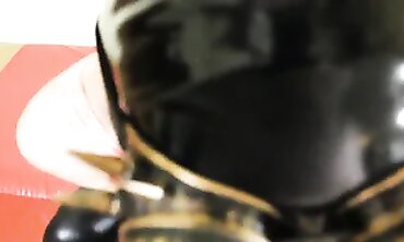 Rosy MILF Eva Latex in Rough POV Deepthroat with Mask