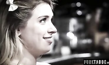 Petite Giselle Palmer Caught with Dad's Hot Best Friend