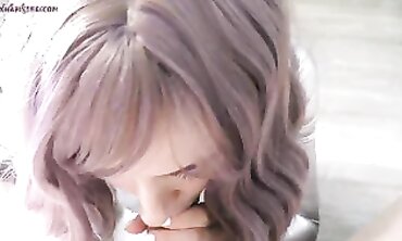 Princess Enthusiasm Takes A Massive Cock Deep Throat And Rides It