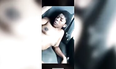 Amateur BBC Creampie In The Car