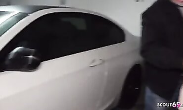 Elderly Man Fucks barely legal Blonde in Public - Old & Younge Sex Outdoors