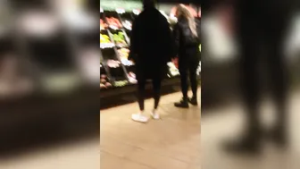 German Blonde Caught in Candid Leggings