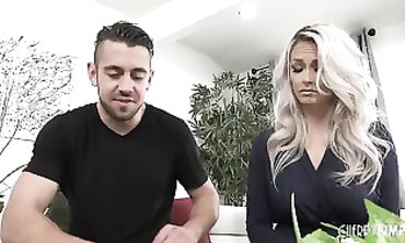 Brook Page Takes A Rough Fuck From Her Stepson