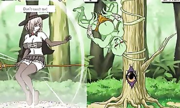 Anime Witch Gameplay: Sexy Femmes in the Forest