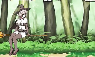Anime Witch Gameplay: Sexy Femmes in the Forest