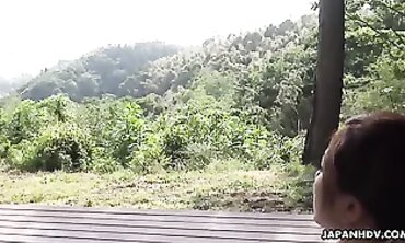 Uncensored Maki Horiguchi Gives A Wild Public Blowjob