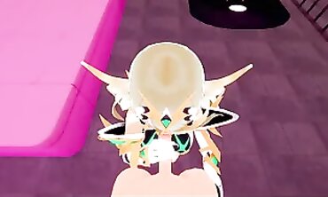 POV Creampie with Mythra from Xenoblade Chronicles