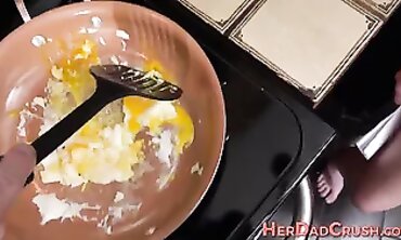 Hardly Eighteen Gets POV Facial After Gargling
