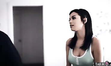 Insomniac Stepdad Craves Latina Stepdaughter Savannah Sixx