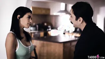 Insomniac Stepdad Craves Latina Stepdaughter Savannah Sixx