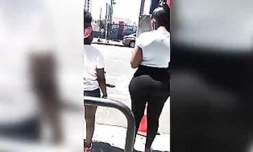 POV Ebony Thick Slut Gets Throated