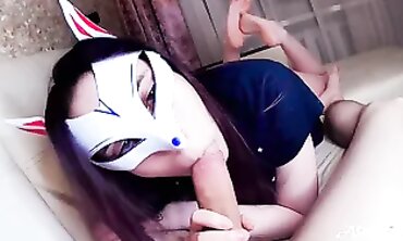 POV Slutty college girl Deepthroats Stranger