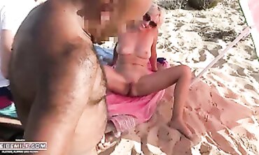 Public Beach Orgy with German Amateurs