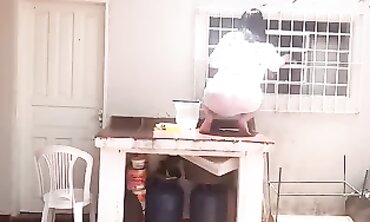 Ultra-Cute Brazilian MILF in Lingerie