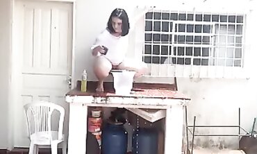 Ultra-Cute Brazilian MILF in Lingerie