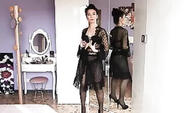 Diana in Stockings and Lingerie