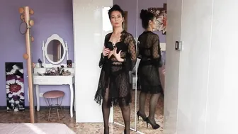 Diana in Stockings and Lingerie