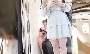 Hidden Cam Upskirt Booty
