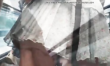 Hidden Cam Upskirt Booty