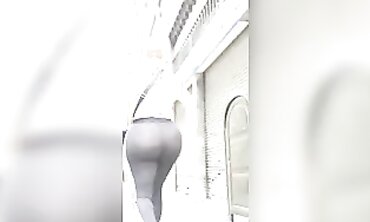 Petite White Girl With Huge Elastic Ass In Tight Leggings
