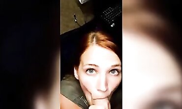 Redhead MILF Switches to Reverse Cowgirl for a Hardcore Blowjob and Cumshot