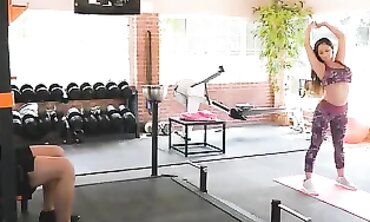 PureMature MILF Mom Gets Ripped by Coach in Home Gym
