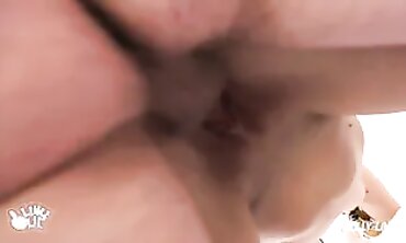 Lilly Lil: Rough German & Hispanic Threesome Anal Squirt