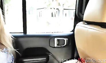 Wife Rides Uber Driver's Big Dick While Husband Watches