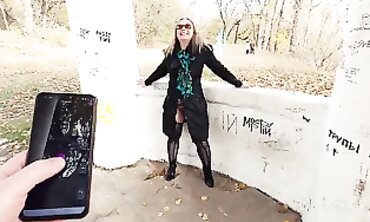 Obese MILF Joy's First Outdoor Lovense Adventure