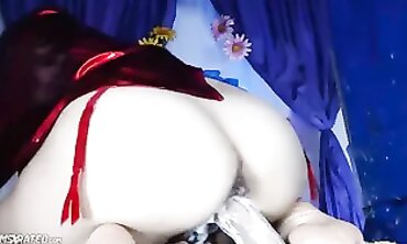 Asian MILF Creampies Non-Stop on Huge Sex Toy