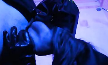Eva Latex: Deepthroat Blowjob in Cat Mask