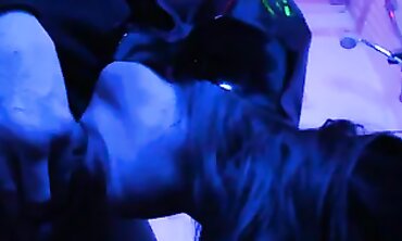 Eva Latex: Deepthroat Blowjob in Cat Mask