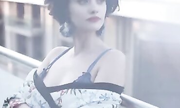 Hande Soran: Adorable Babe in High Heels and Lingerie