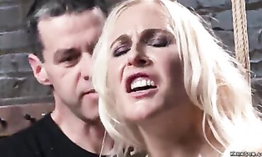 Blonde MILF Trainee Gangbanged by Multiple Big Dicks