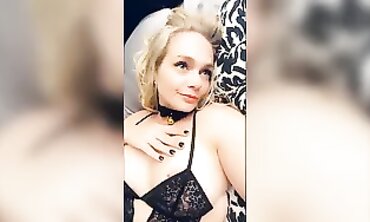 Ebony MILF in Black Lace Lingerie Compilation