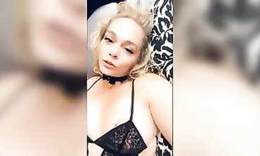Ebony MILF in Black Lace Lingerie Compilation