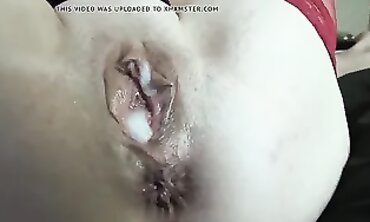 Granny's Bondage Debut: Hairy Skinny Creampie Gangbang