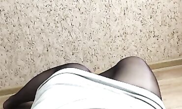 AliceHome: Curvy Ebony MILF in Black Stockings