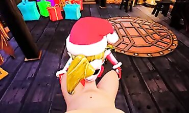 Jinx and Tristana's Damp Holiday Threesome